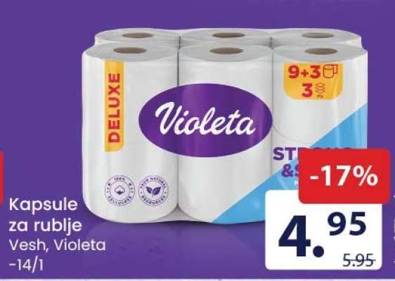 Kapsule za rublje Vesh Violeta