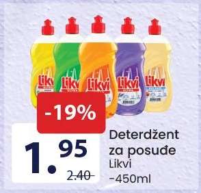 Deterdžent za posuđe Likvi
