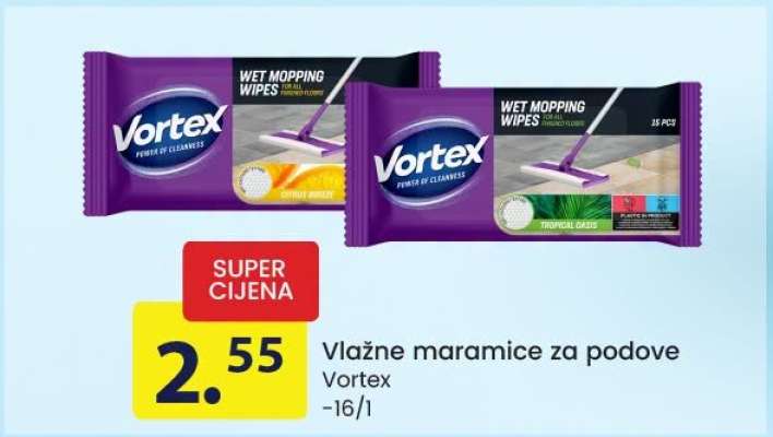 Vlažne maramice za podove