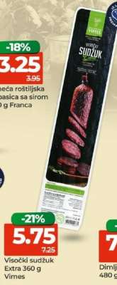 Visočki sudžuk Extra 360 g Vimes