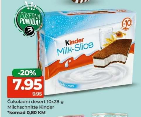 Kinder Milk-Slice