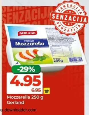 Mozzarella 250 g Gerland