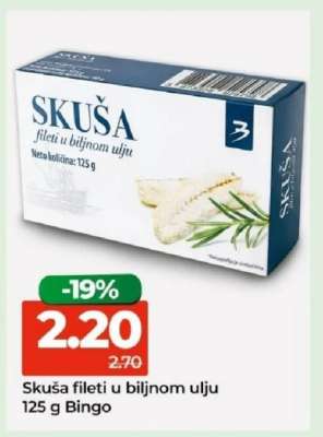 Skuša fileti u biljnom ulju