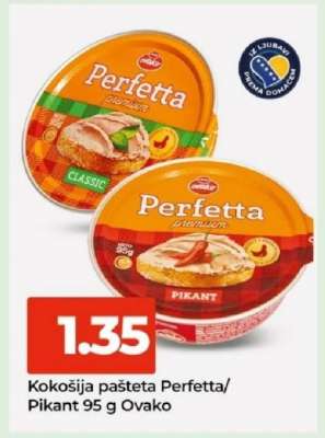Kokošija pašteta Perfetta/Pikant