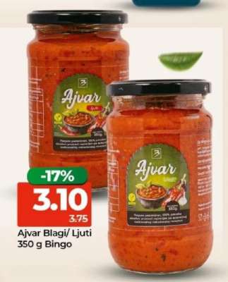 Ajvar blagi/ljuti 350 g Bingo