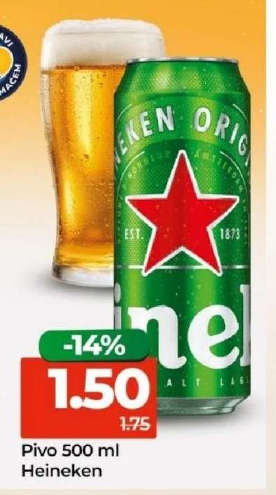 Pivo 500 ml Heineken