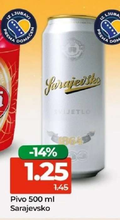 Pivo 500 ml Sarajevsko