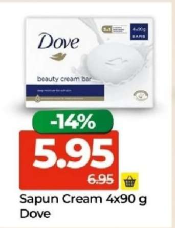 Sapun Cream 4x90 g Dove