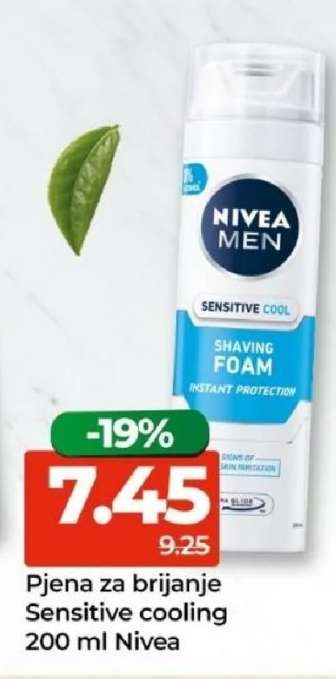 Pjena za brijanje Sensitive cooling 200 ml Nivea