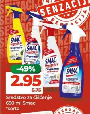 Sredstvo za čišćenje 650 ml Smac