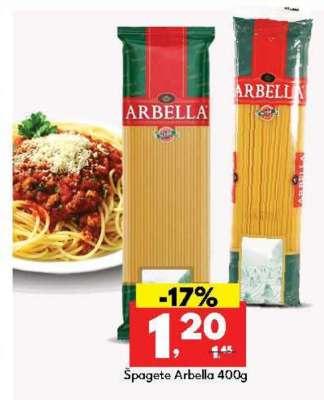 Špagete Arbella 400g