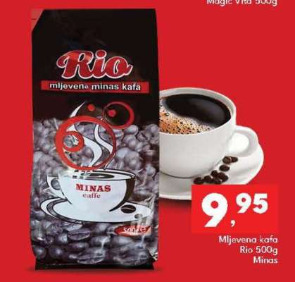 Mljevena kafa Rio 500g Minas