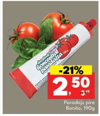 Paradajz pire Bonito, 190g