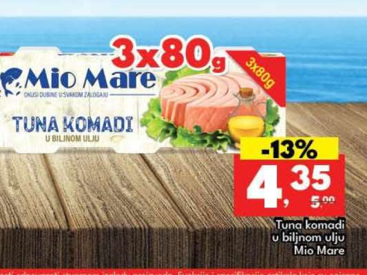 Tuna komadi u biljnom ulju Mio Mare