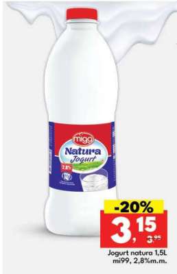 Jogurt natura 1,5L