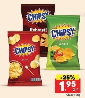 Chipsy 95g