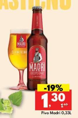 Pivo Madri 0,33L