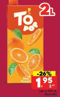 Sok To POP 2L Narandža
