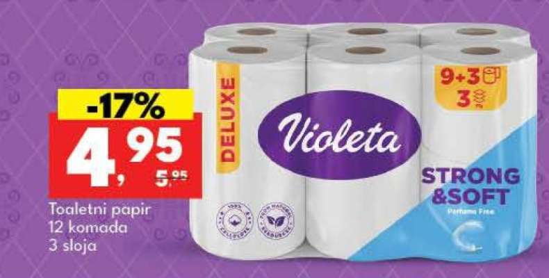 Violeta Deluxe Toaletni papir