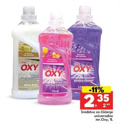 Sredstvo za čišćenje univerzalno mr.Oxy, 1L
