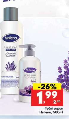 Tečni sapun Hellena, 500ml