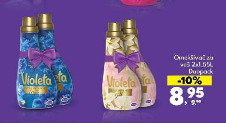 Violeta Omekšivač za veš 2x1,55L Duopack