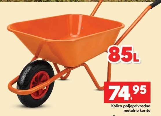 Kolica poljoprivredna metalno korito