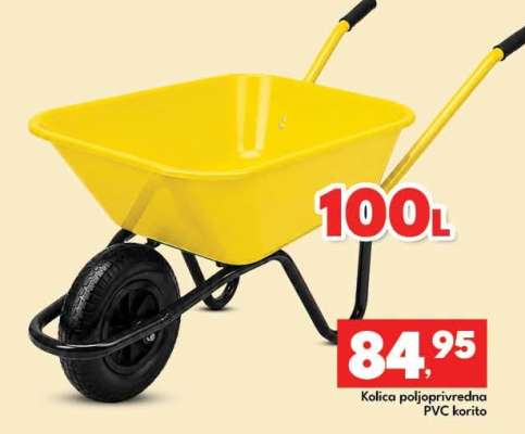 Kolica poljoprivredna PVC korito