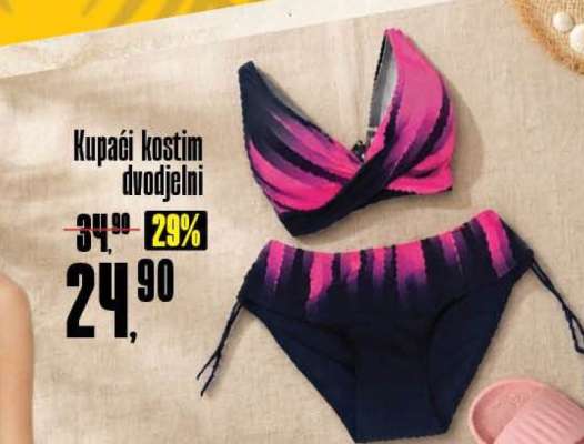 Kupaći kostim dvodjelni