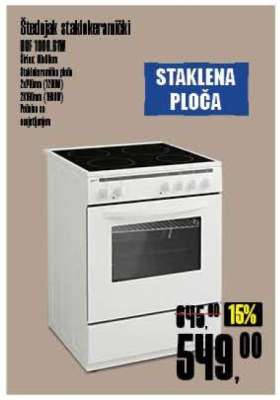 Štednjak staklokeramički
