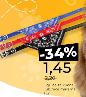 Ogrlica za kućne ljubimce marama