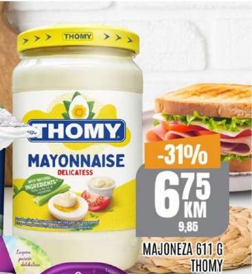 MAJONEZA 611 G THOMY