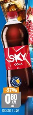 SOK COLA 1 L SKY