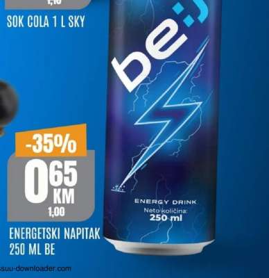Energetski napitak 250 ml, Be