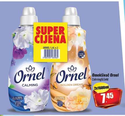 Omekšivač Ornel Calming&Gold