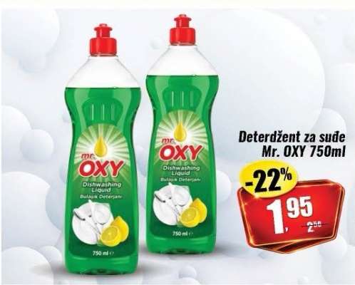 Mr. OXY Deterdžent za suđe 750ml