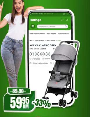 KOLICA CLASSIC GREY