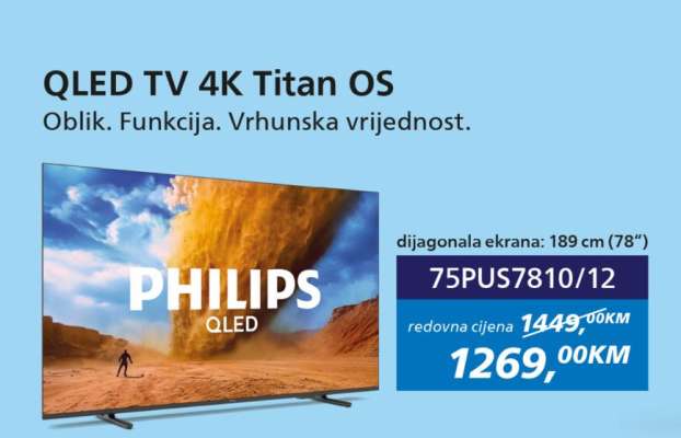 PHILIPS QLED TV 4K Titan OS