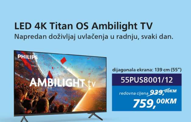 LED 4K Titan OS Ambilight TV