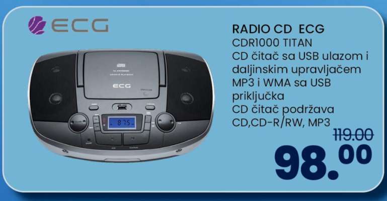 RADIO CD ECG