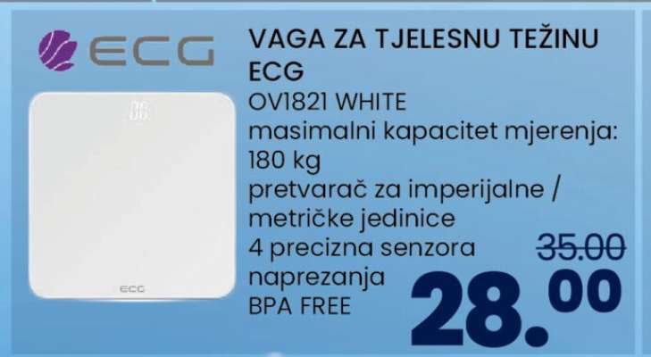VAGA ZA TJELESNU TEŽINU ECG