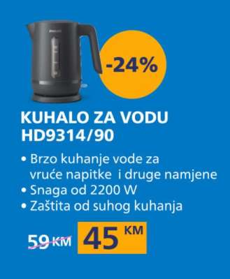 Kuhalo za vodu HD9314/90