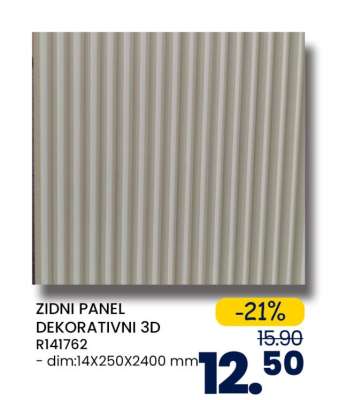 ZIDNI PANEL DEKORATIVNI 3D