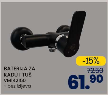 BATERIJA ZA KADU I TUŠ VM142150