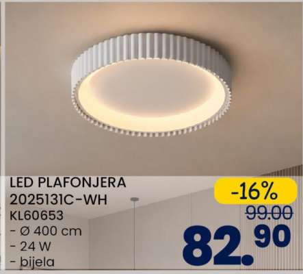 LED PLAFONJERA 2025131C-WH
