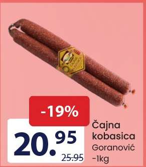 Čajna kobasica Goranović