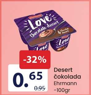 Desert čokolada Ehrmann