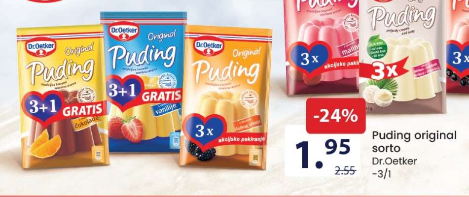 Puding original sorto