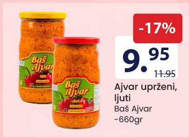 Ajvar uprženi, ljuti