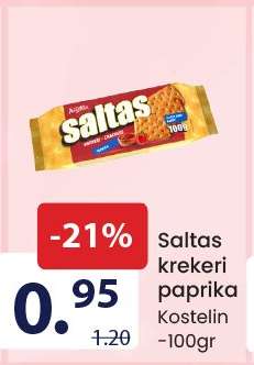 Saltas krekeri paprika